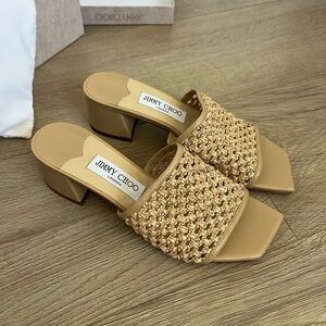 Jimmy Choo Themis Block Heel Sandal